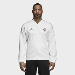 ADIDAS REAL MADRID ANTHEM SQUAD JACKET MEN SIZES S, M & L NEW WITH TAGS!!!